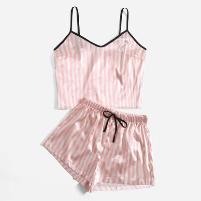 Sexy Stripe Sleepwear Set