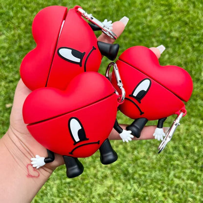 Red Heart Airpods Case